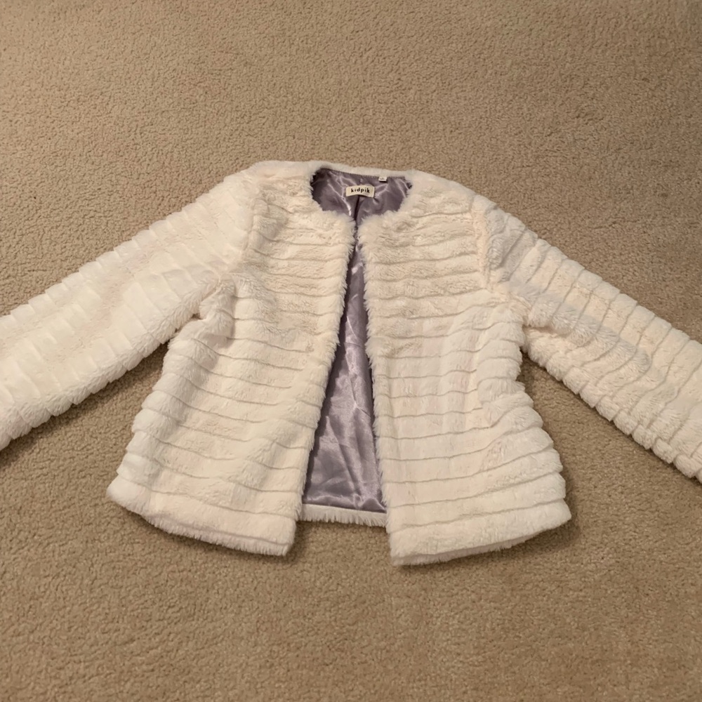 Adorable faux fur jacket